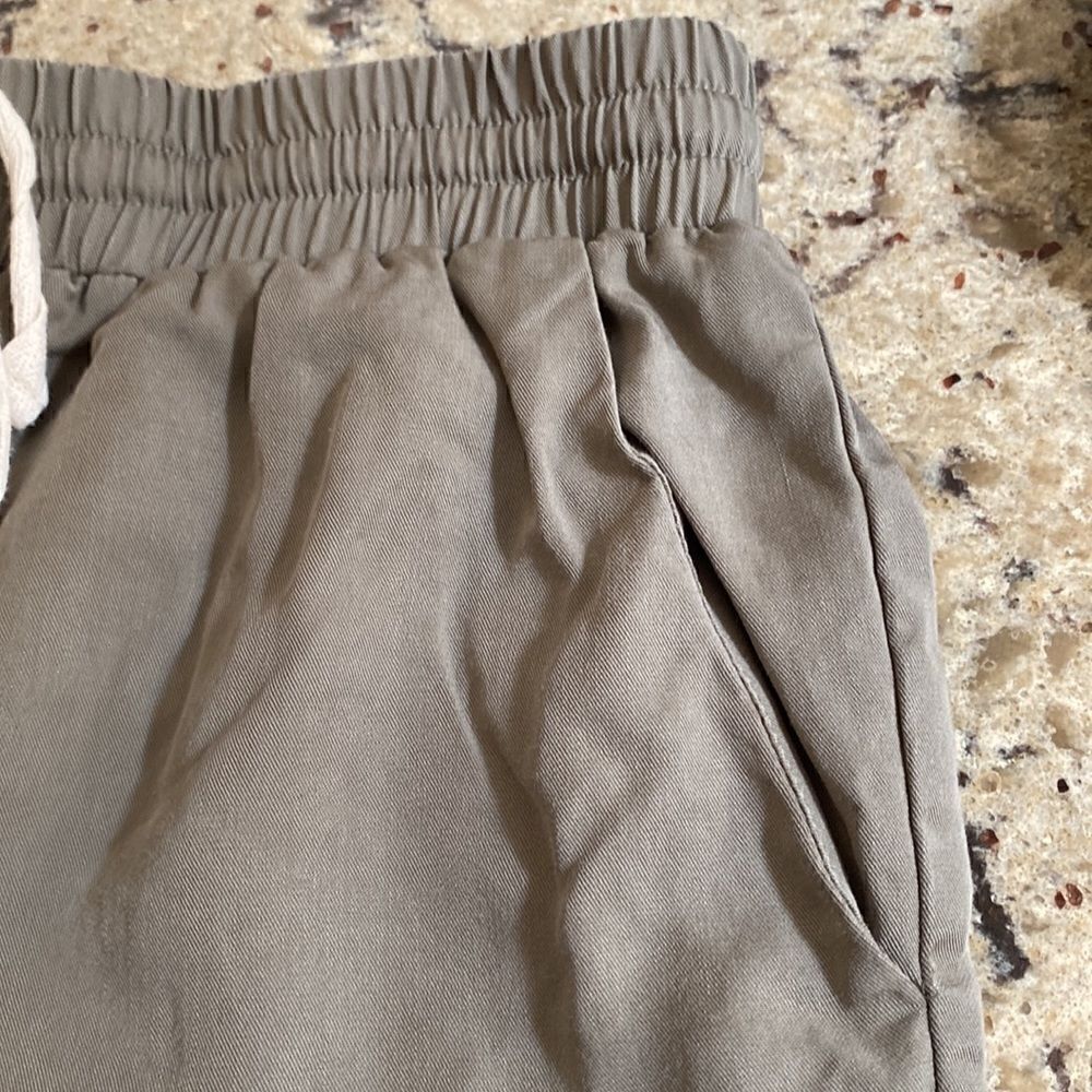 GeeGee Army Green Drawstring Jogger - Picture 3 of 8